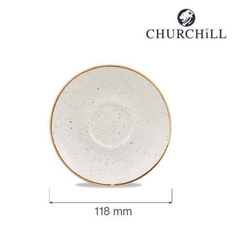Spodek espresso Stonecast Barley White 118 mm Churchill