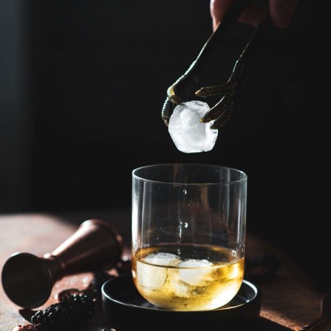 Szczypce do lodu szpony Antique Brass | BARFLY M37066