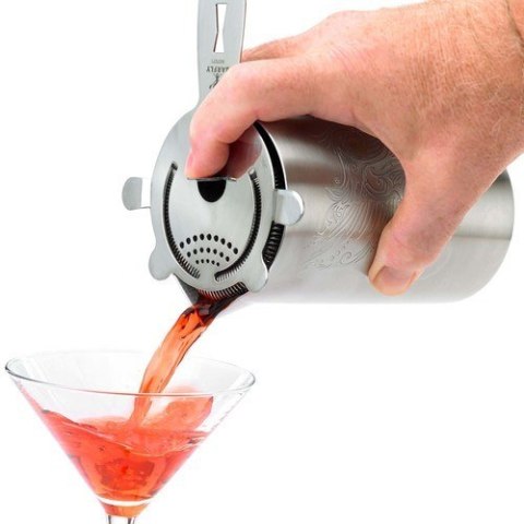 Szklanica barmańska double wall stal nierdzewna | BARFLY M37086