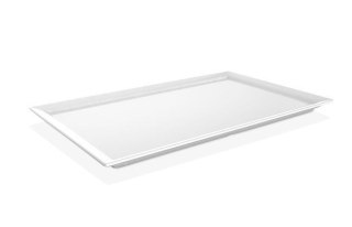 Taca GN 1/2 z melaminy biała | FINE DINE 870747