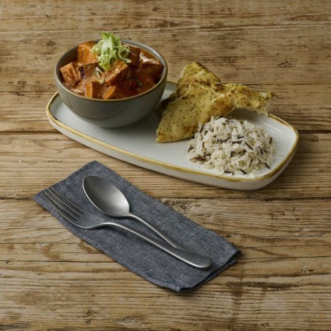 Taca porcelanowa Stonecast Barley White, 300x90mm Churchill