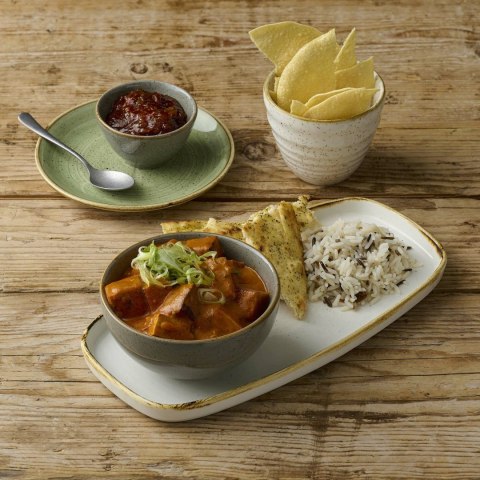 Taca porcelanowa Stonecast Barley White, 300x90mm Churchill