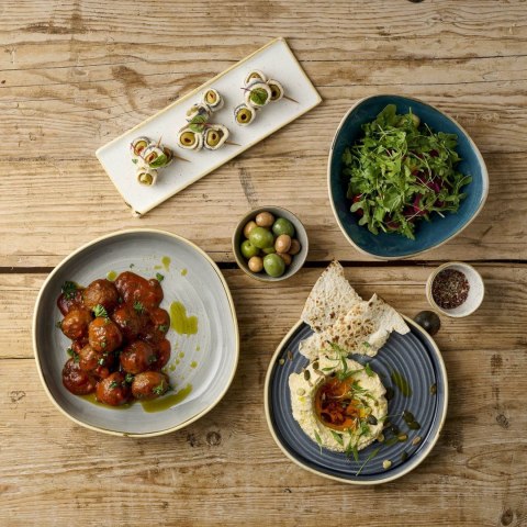 Taca porcelanowa Stonecast Barley White, 320x110mm Churchill