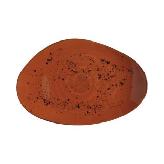 Talerz o organicznym kształcie Dahlia 350x210 mm | FINE DINE 778456