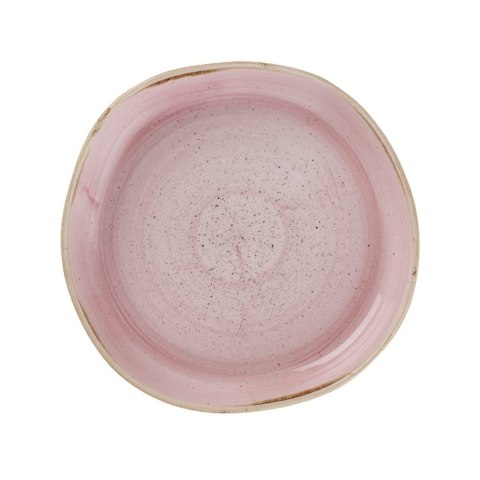 Talerz organiczny z wysokim rantem Stonecast Petal Pink, 200mm Churchill