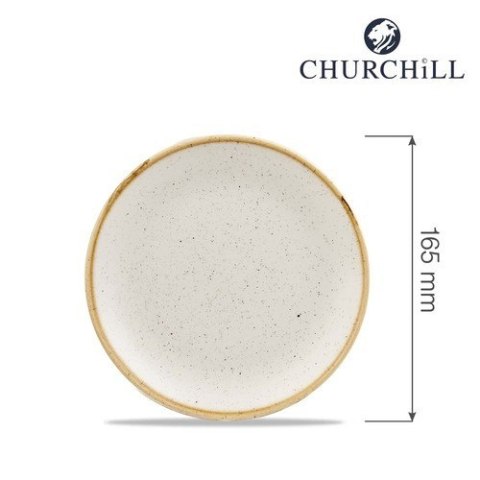 Talerz płytki Stonecast Barley White 165 mm Churchill