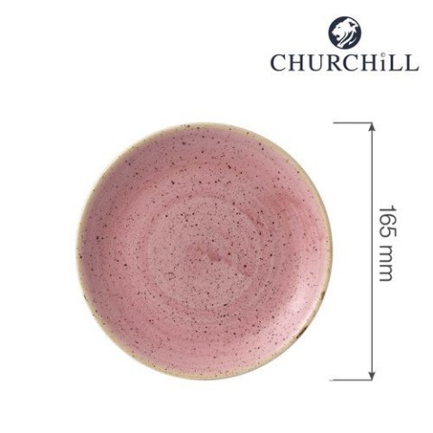 Talerz płytki Stonecast Petal Pink 165 mm Churchill