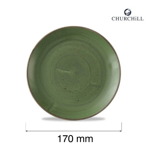 Talerz płytki Stonecast Sorrel Green, 170mm Churchill