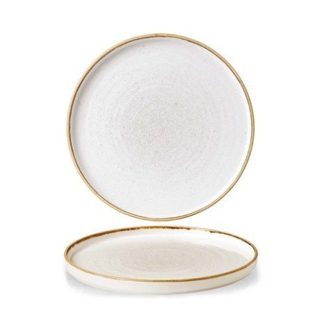 Talerz płytki z rantem Stonecast Barley White 210 mm Churchill