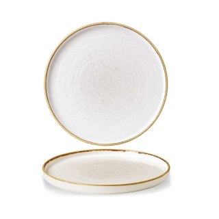 Talerz płytki z rantem Stonecast Barley White 210 mm Churchill