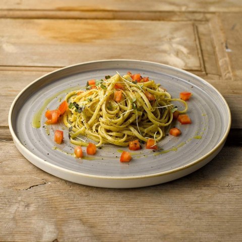 Talerz płytki z rantem Stonecast Peppercorn Grey 260 mm Churchill