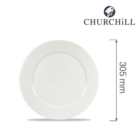 Talerz płytki z szerokim rantem Isla 305 mm Churchill