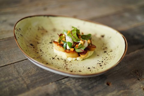 Talerz prezentacyjny Olive 270x240 mm | FINE DINE 779743