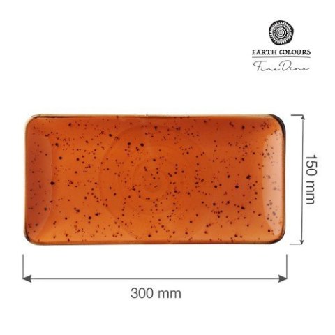 Talerz prostokątny Dahlia 300x150 mm | FINE DINE 769645