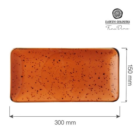 Talerz prostokątny Dahlia 300x150 mm | FINE DINE 769645