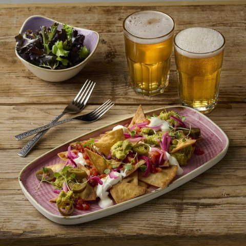 Talerz prostokątny Stonecast Petal Pink 298x153 mm Churchill