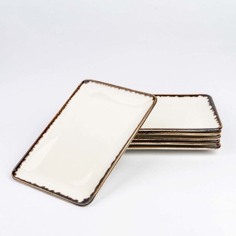 Talerz prostokątny Vanilla 300x150 mm | FINE DINE 769638