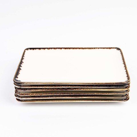 Talerz prostokątny Vanilla 300x200 mm | FINE DINE 781197