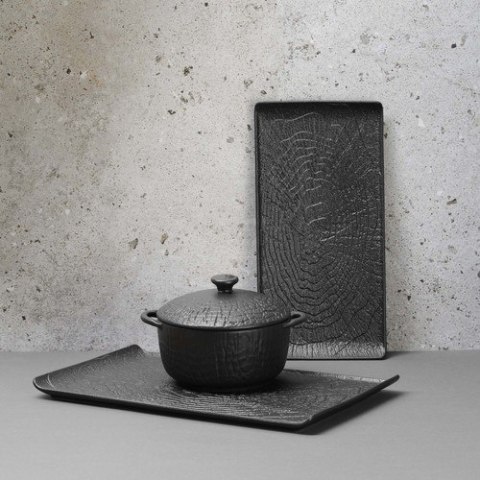 Talerz serwingowy z rączką Crust 300x220x30 mm | FINE DINE 779392