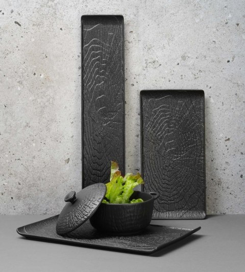 Talerz serwingowy z rączką Crust 300x220x30 mm | FINE DINE 779392