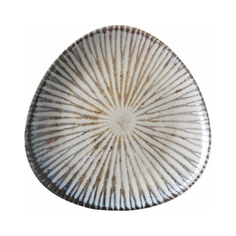 Talerz trójkątny Ammonite 260 mm | FINE DINE 200292