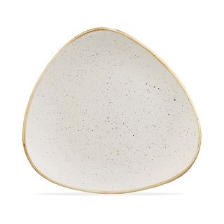 Talerz trójkątny Stonecast Barley White 229 mm Churchill