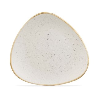 Talerz trójkątny Stonecast Barley White 229 mm Churchill