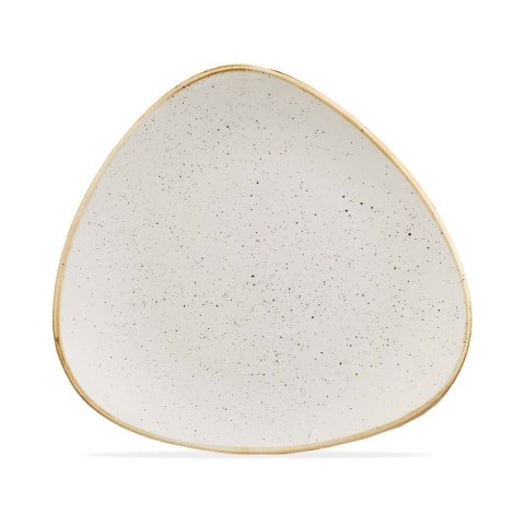 Talerz trójkątny Stonecast Barley White 229 mm Churchill