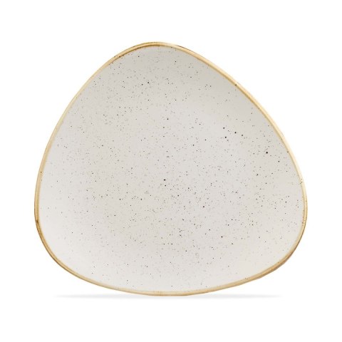 Talerz trójkątny Stonecast Barley White 229 mm Churchill