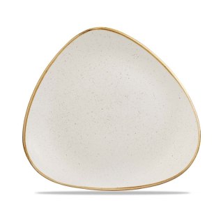 Talerz trójkątny Stonecast Barley White 311 mm Churchill