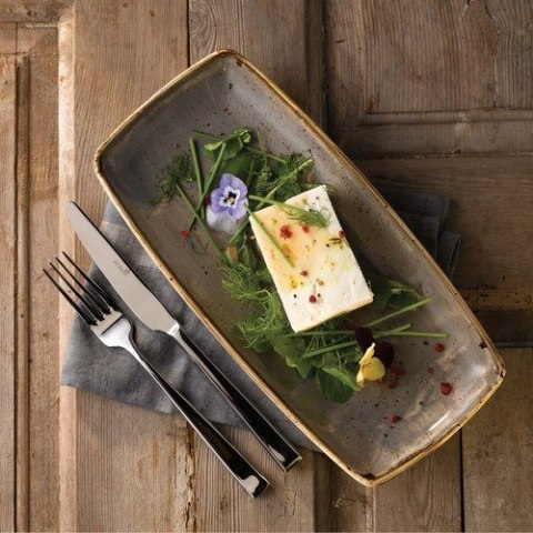 Talerz trójkątny Stonecast Peppercorn Grey 311 mm Churchill