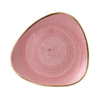 Talerz trójkątny Stonecast Petal Pink 229 mm Churchill