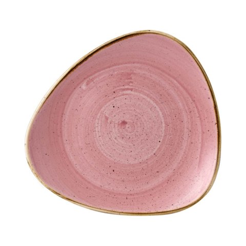 Talerz trójkątny Stonecast Petal Pink 229 mm Churchill