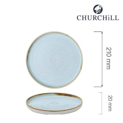 Talerz z wysokim rantem Duck Egg, 210mm Churchill