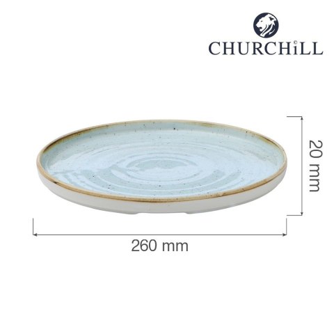 Talerz z wysokim rantem Duck Egg, 260mm Churchill
