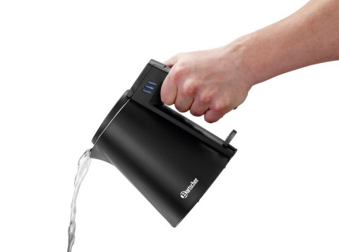 Czajnik Elektryczny Mały Stylowy Czarny Matowy 0,6l | BARTSCHER 200111