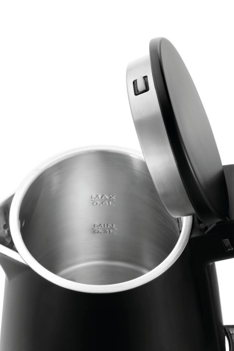 Czajnik Elektryczny Mały Stylowy Czarny Matowy 0,6l | BARTSCHER 200111