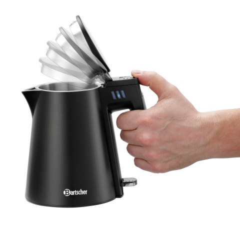 Czajnik Elektryczny Mały Stylowy Czarny Matowy 0,6l | BARTSCHER 200111