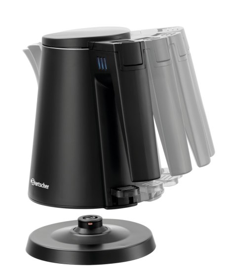 Czajnik Elektryczny Mały Stylowy Czarny Matowy 0,6l | BARTSCHER 200111
