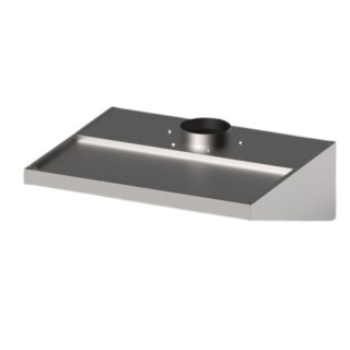 Okap Skręcany Niski 1210x1000x400 mm | GREDIL 619112