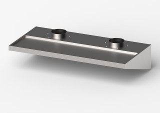 Okap Skręcany Niski 2010x1000x400 mm | GREDIL 619120