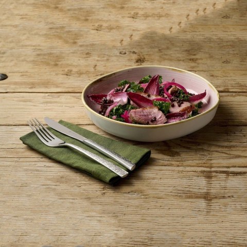 Talerz z wysokim rantem Petal Pink, 260mm Churchill