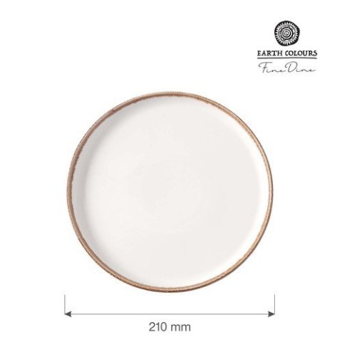 Talerz z wysokim rantem Vanilla 210 mm | FINE DINE 781463