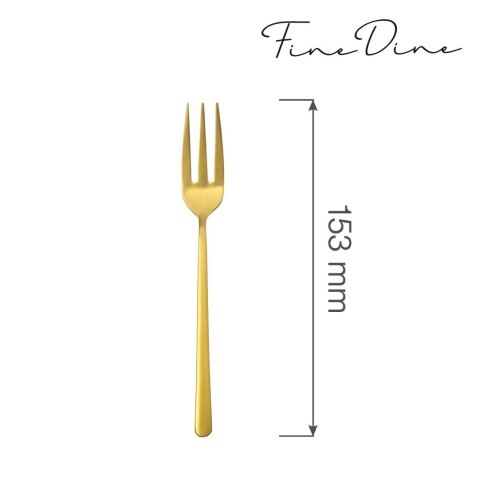 Widelczyk do ciasta Amarone Gold 153 mm | FINE DINE 764350