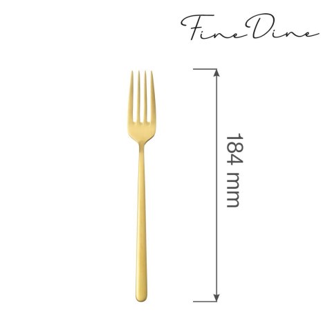 Widelec deserowy Amarone Gold 184 mm | FINE DINE 764398