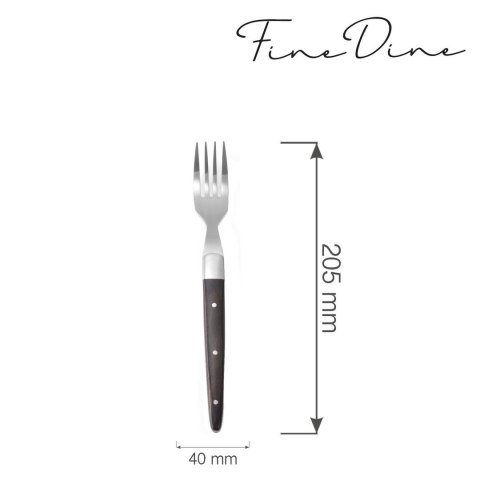 Widelec do steków Corfu 205 mm zestaw 6 szt. | FINE DINE 781050