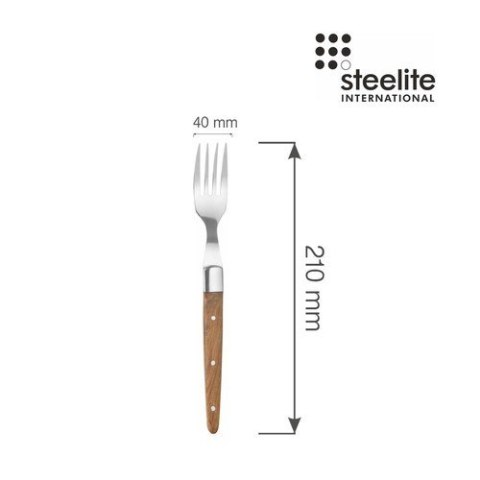 Widelec do steków Mykonos - zestaw 6 szt. | FINE DINE 782880