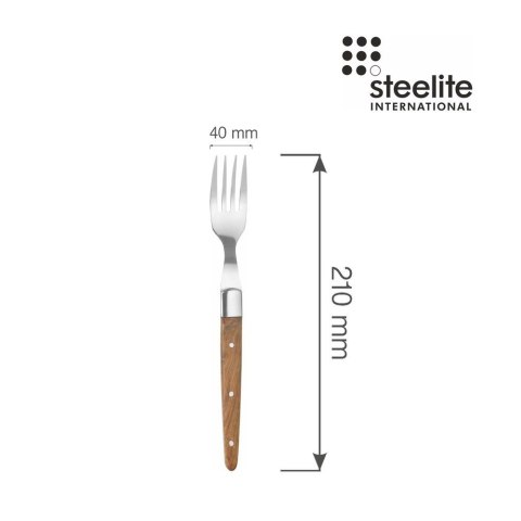 Widelec do steków Mykonos - zestaw 6 szt. | FINE DINE 782880