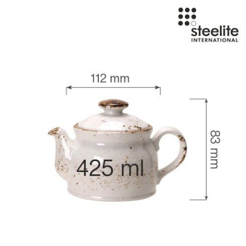 Dzbanek do herbaty Craft White 425 ml Steelite