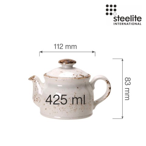 Dzbanek do herbaty Craft White 425 ml Steelite